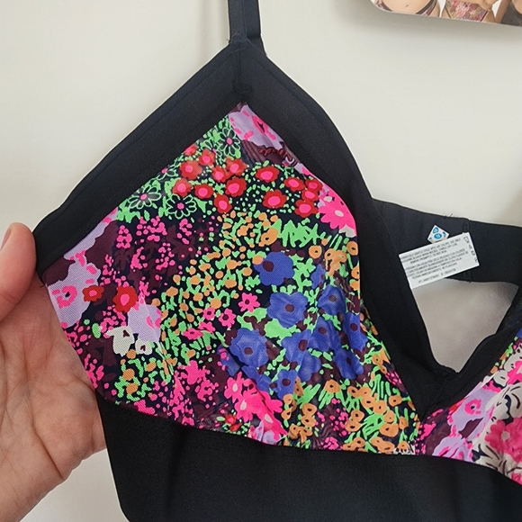 Floral Semi Sheer Bralette - Picture 12 of 16